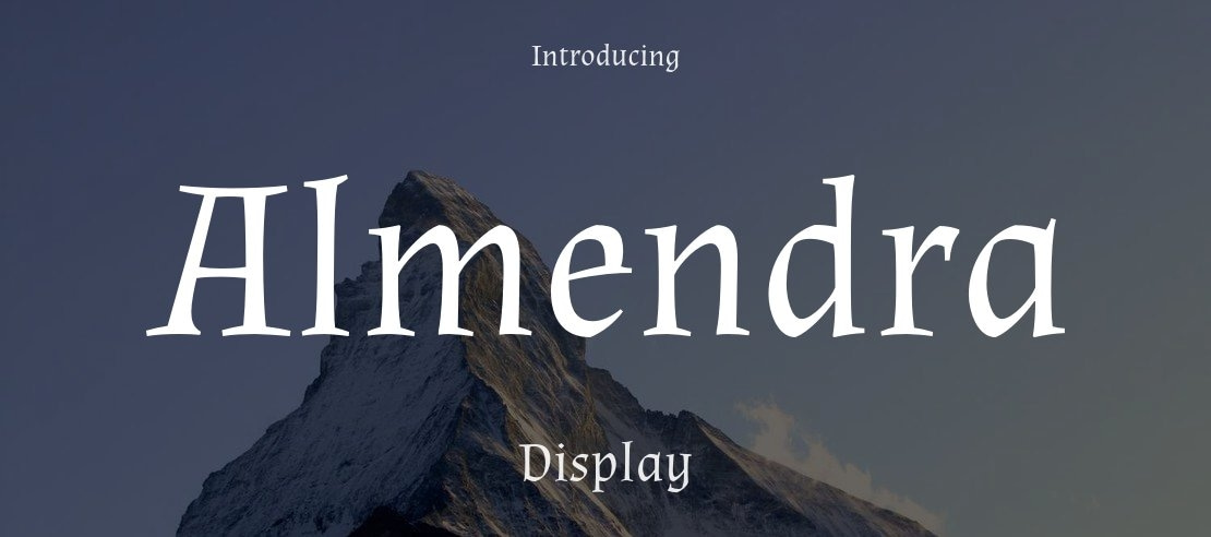 Almendra Font Family