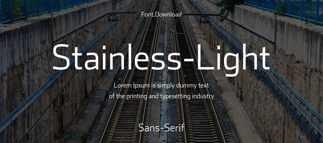 Stainless-Light Font