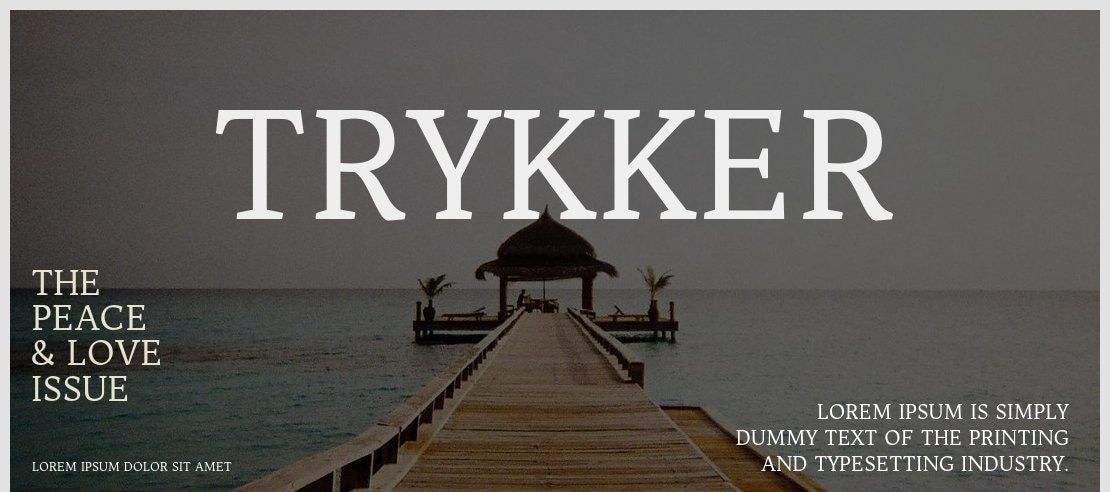 Trykker Font