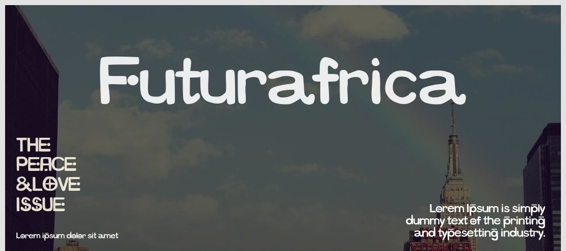 Futurafrica Font
