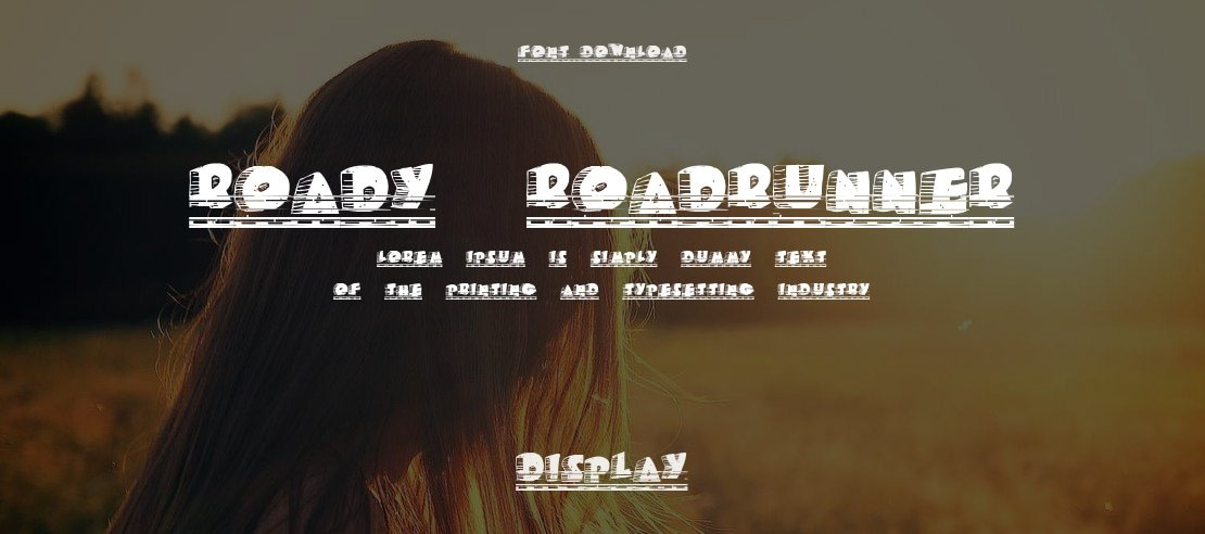 Roady Roadrunner Font