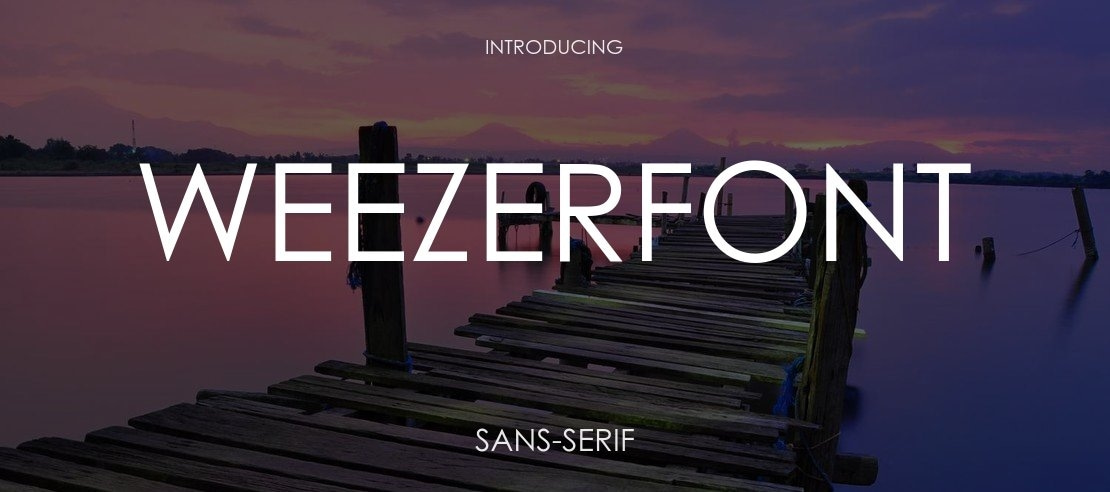 WeezerFont Font