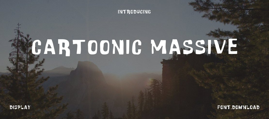 Cartoonic Massive Font Family