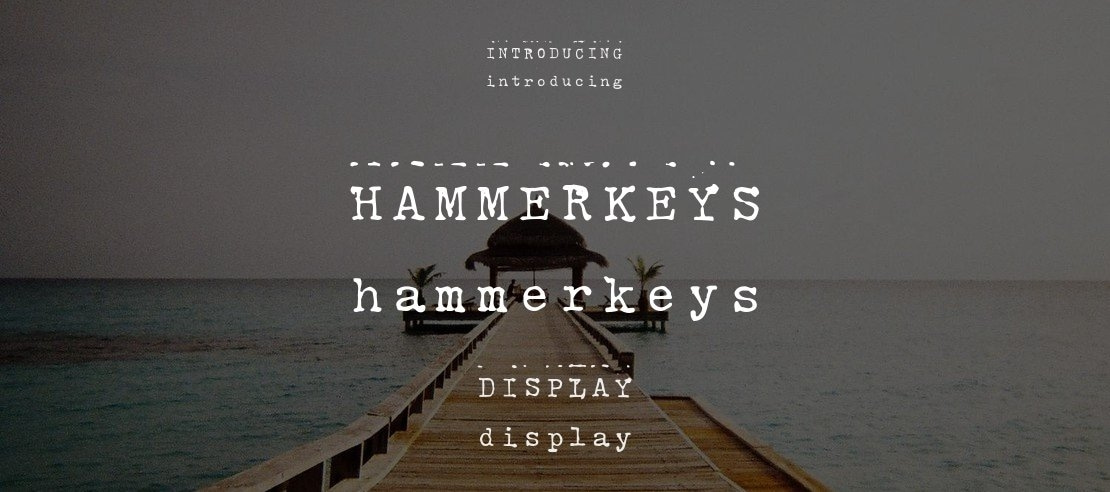 HammerKeys Font