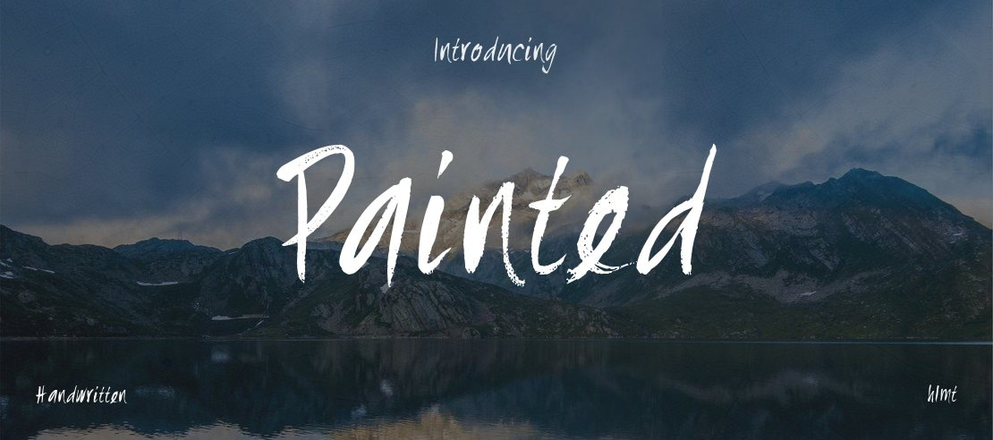 Painted Font Family