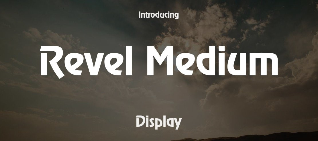 Revel Medium Font