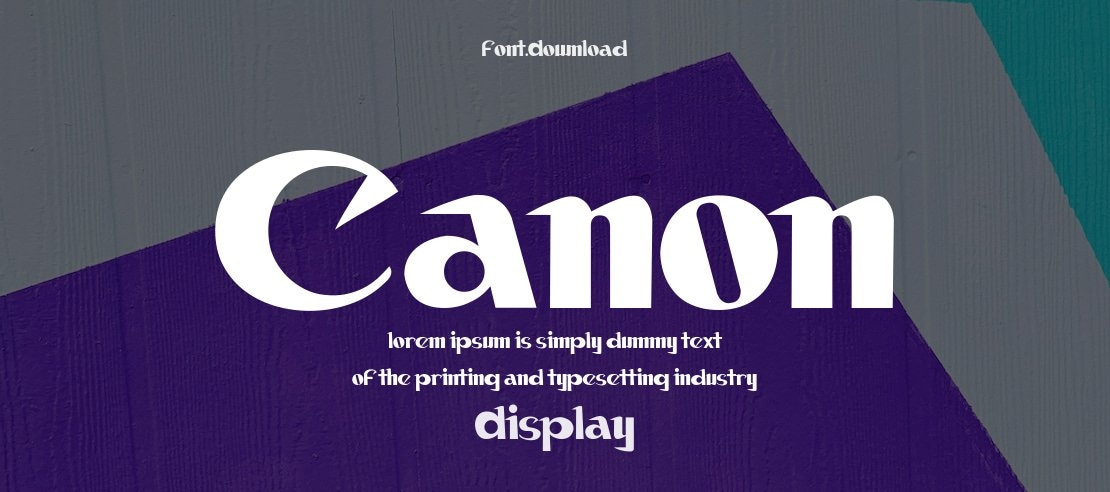 Canon Font