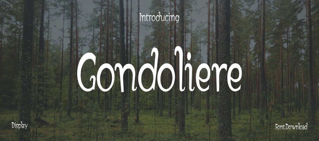 Gondoliere Font