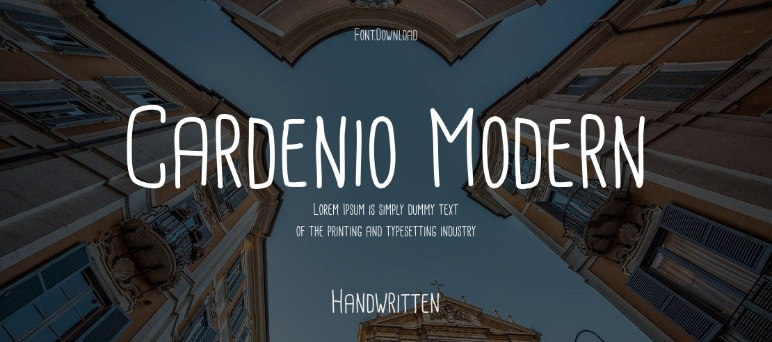 Cardenio Modern Font