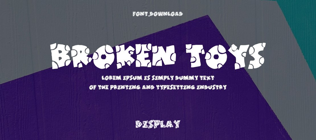 Broken Toys Font