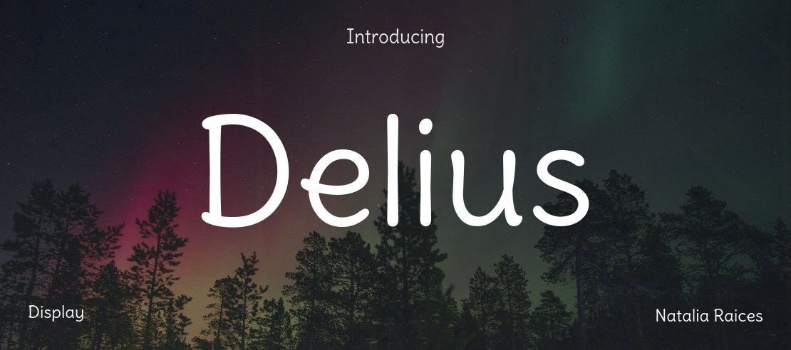 Delius Font