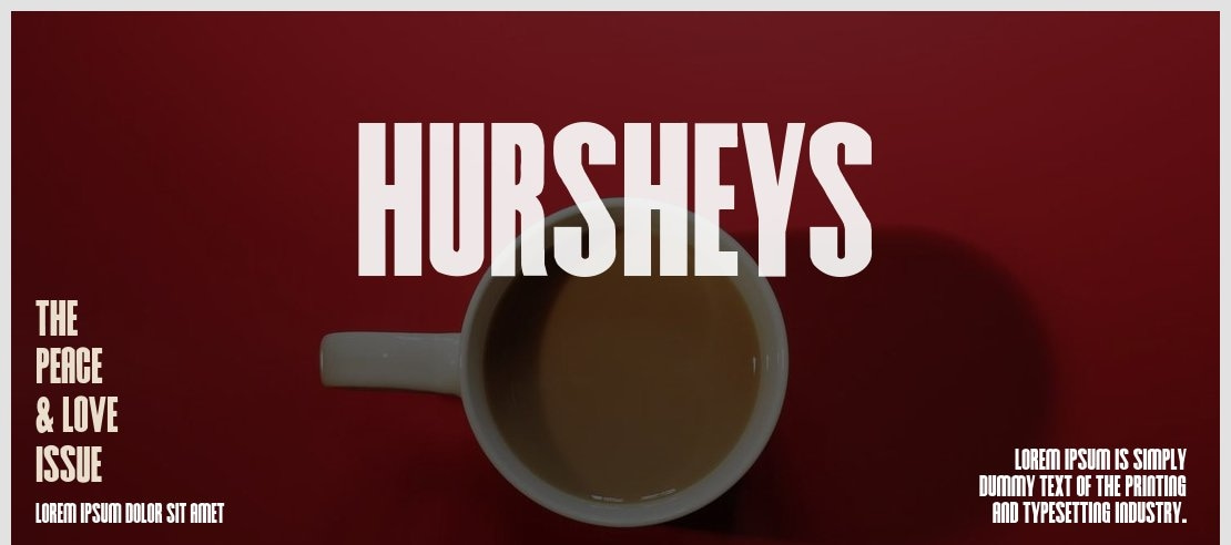 Hursheys Font