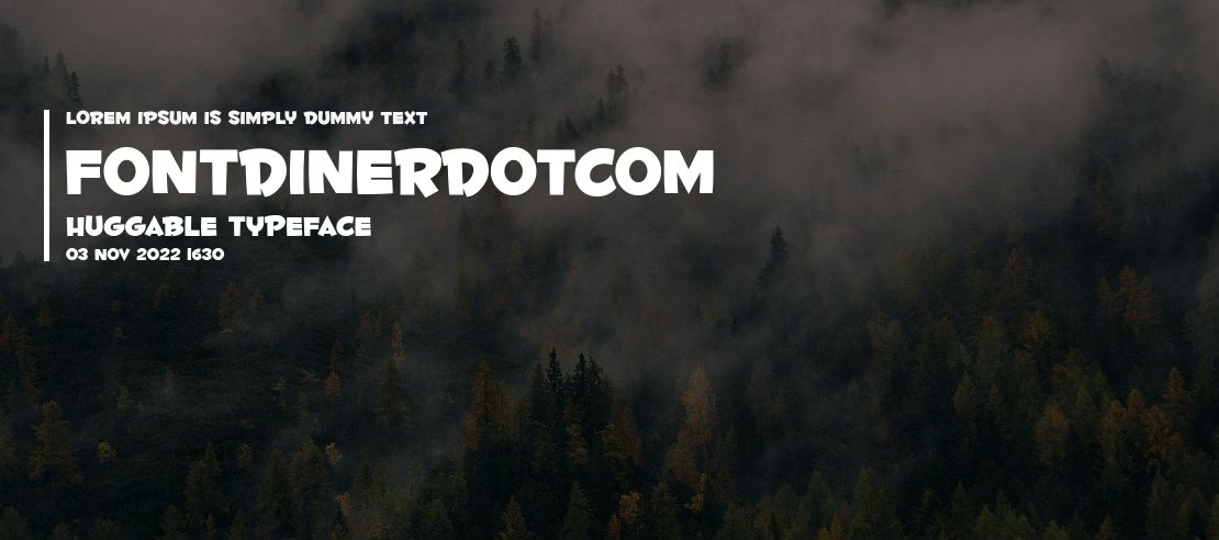 Fontdinerdotcom Huggable Font