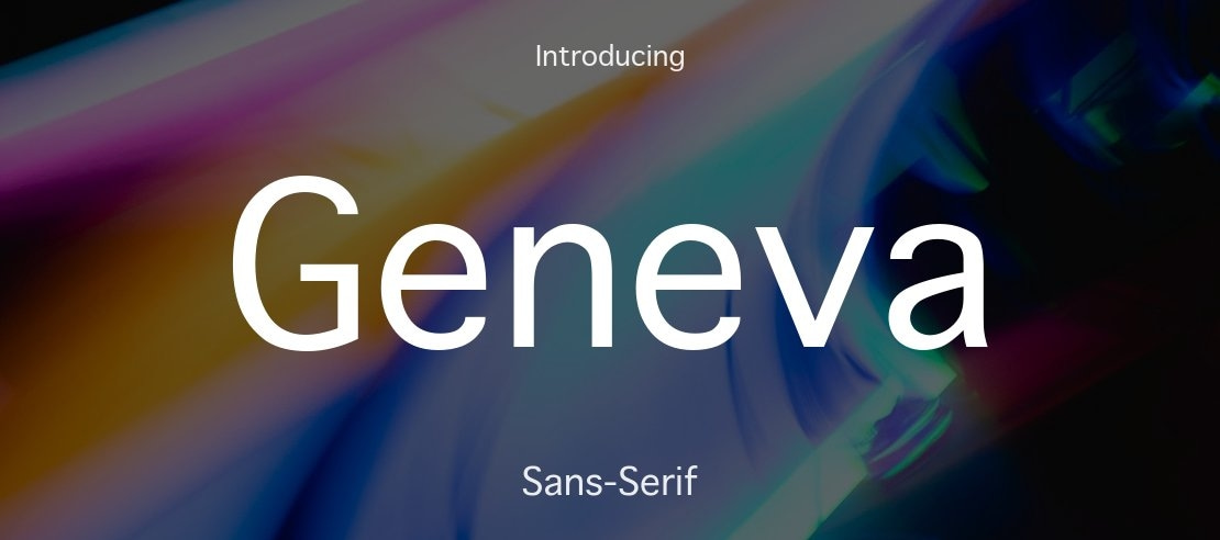 Geneva Font