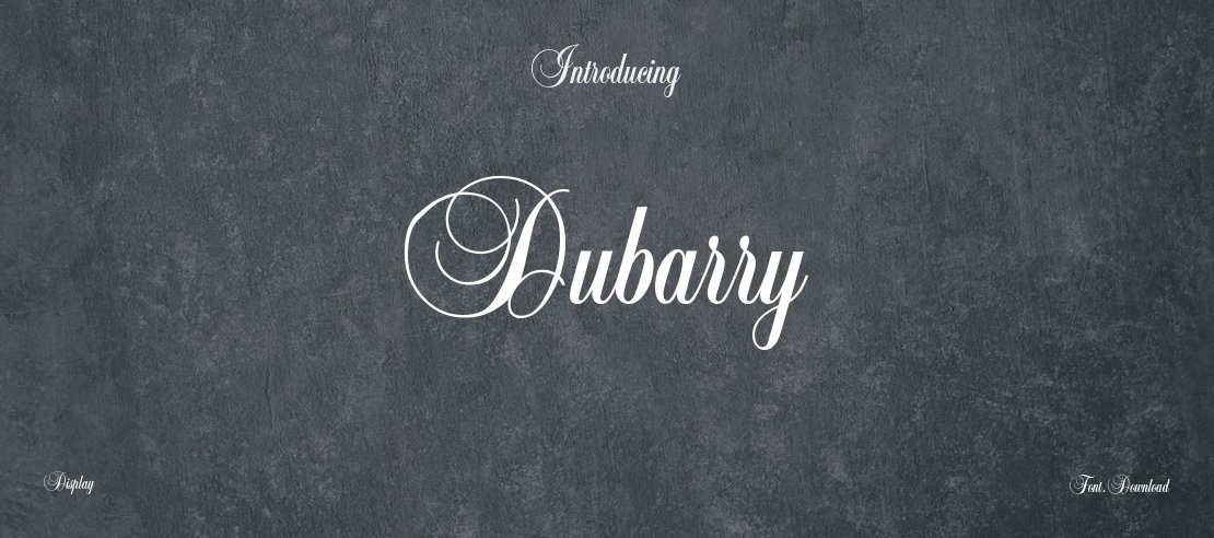 Dubarry Font