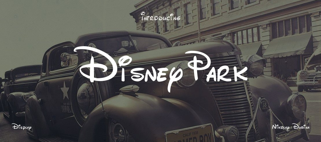 DisneyPark Font