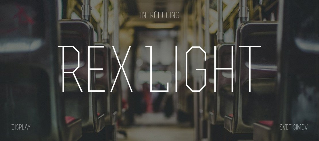 Rex Light Font