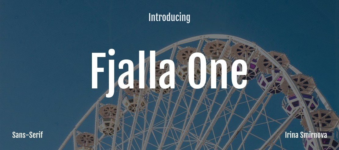 Fjalla One Font