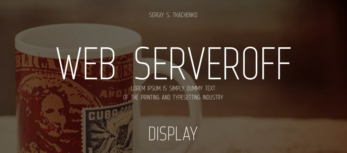 Web Serveroff Font