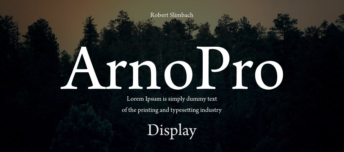 ArnoPro Font