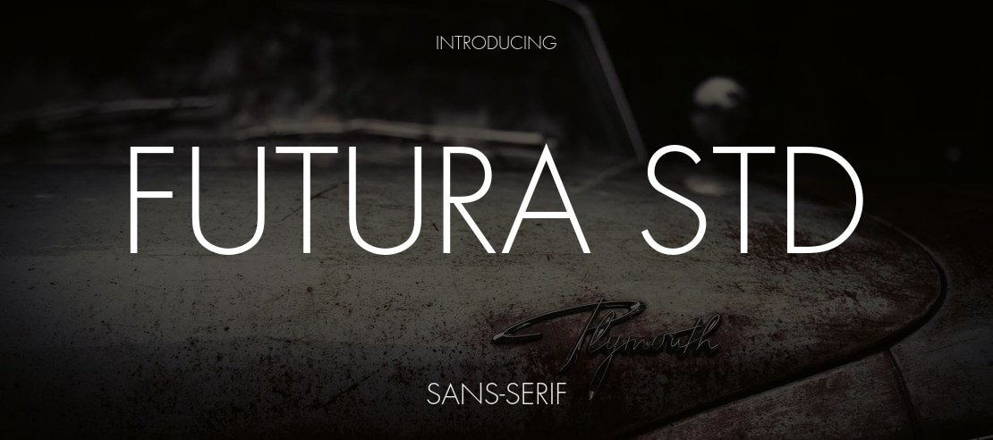 Futura Std Font Family