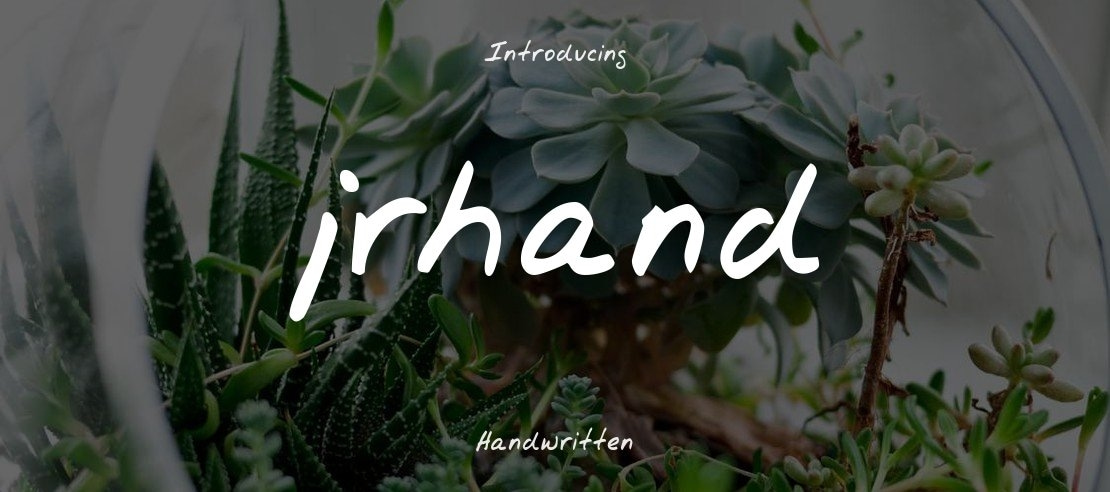 jrhand Font