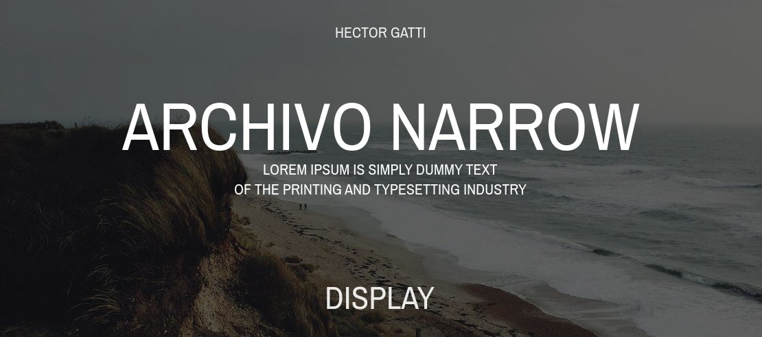 Archivo Narrow Font Family