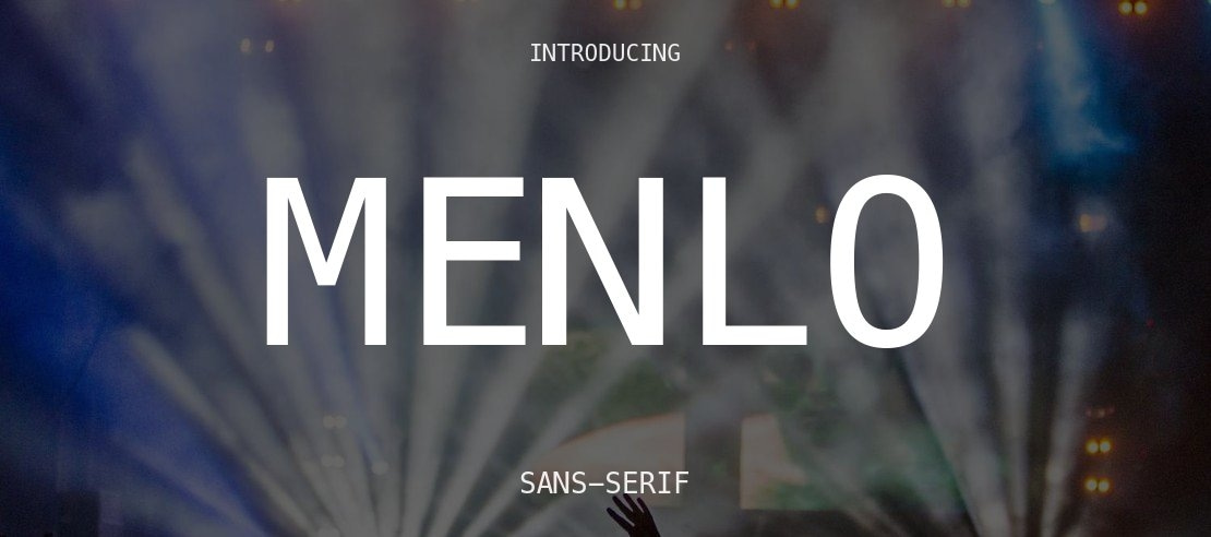 Menlo Font