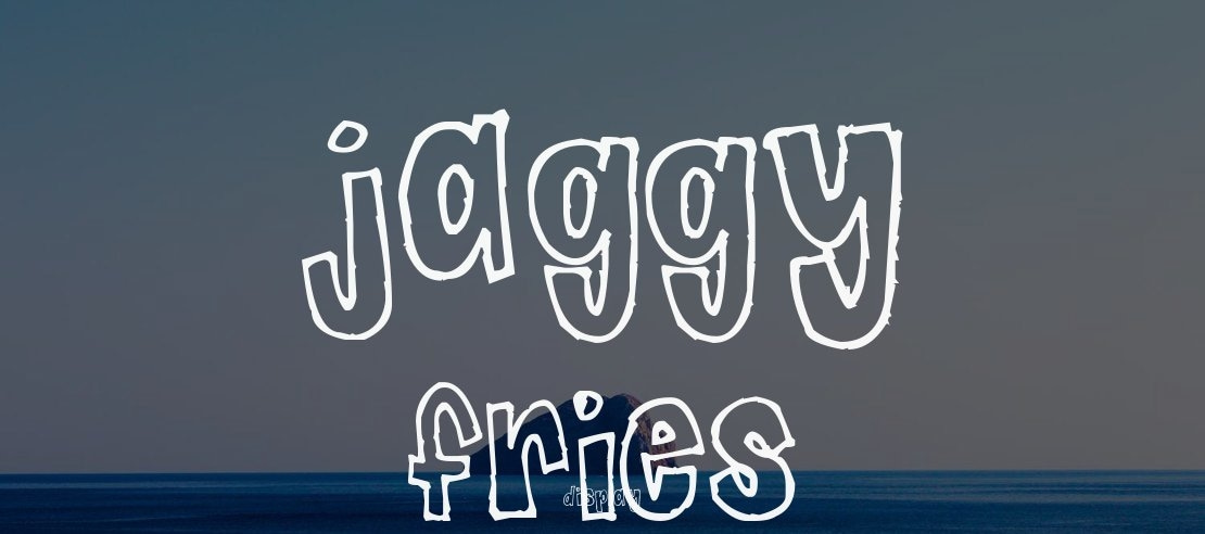 Jaggy Fries Font