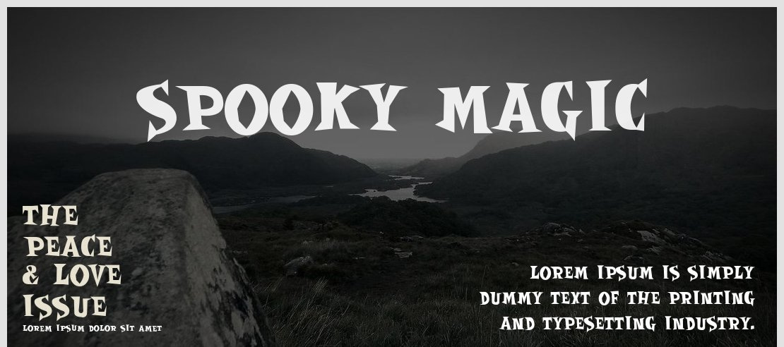 Spooky Magic Font
