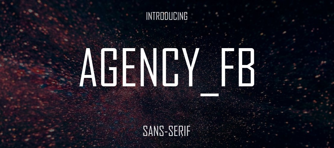 agency_fb Font