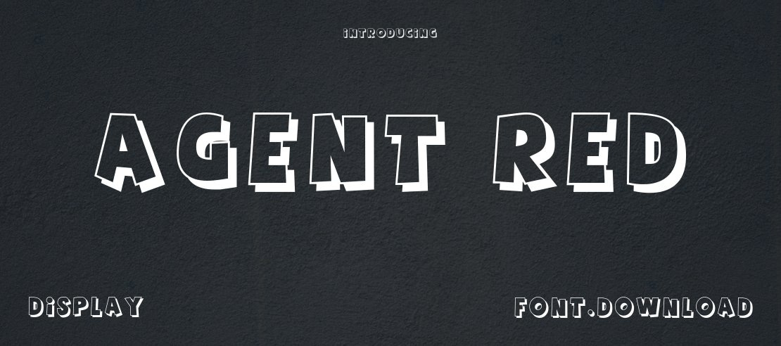 Agent Red Font