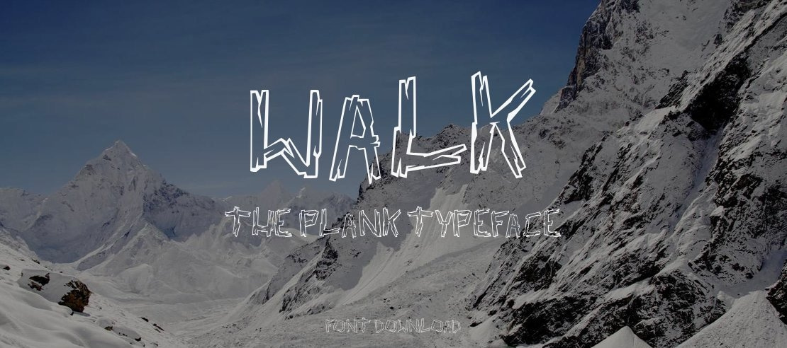 Walk the Plank Font