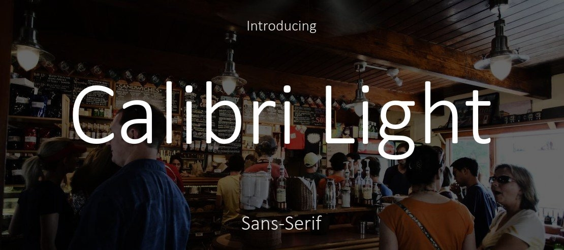 Calibri Light Font