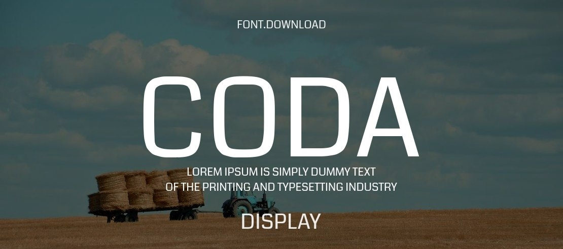 Coda Font