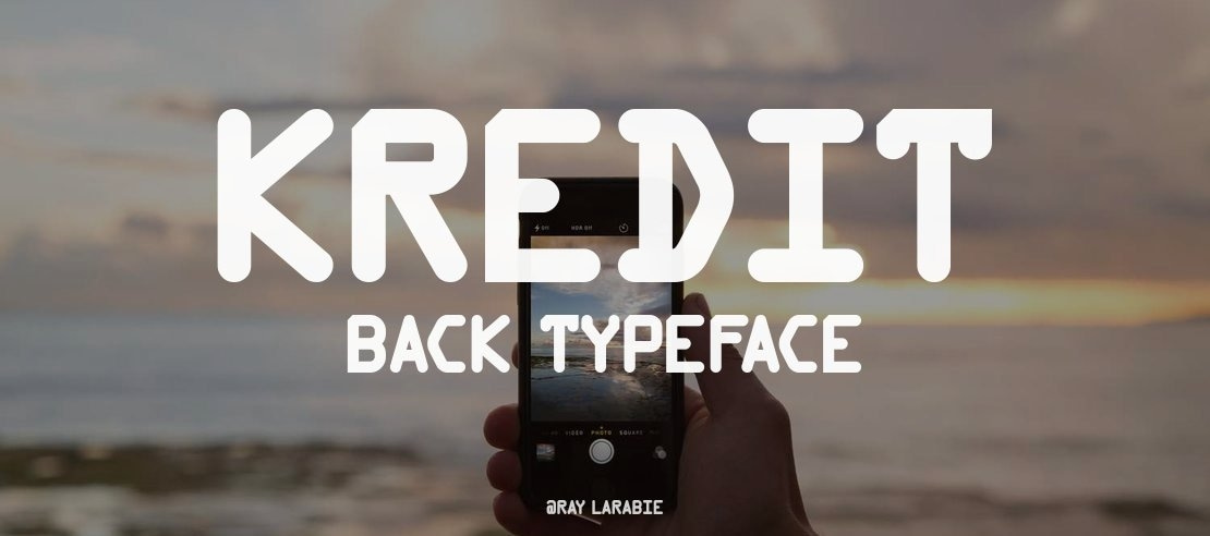 Kredit Back Font