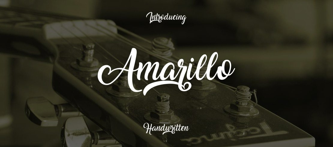 Amarillo Font