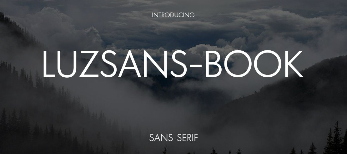 LuzSans-Book Font