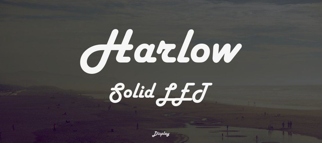 Harlow Solid LET Font