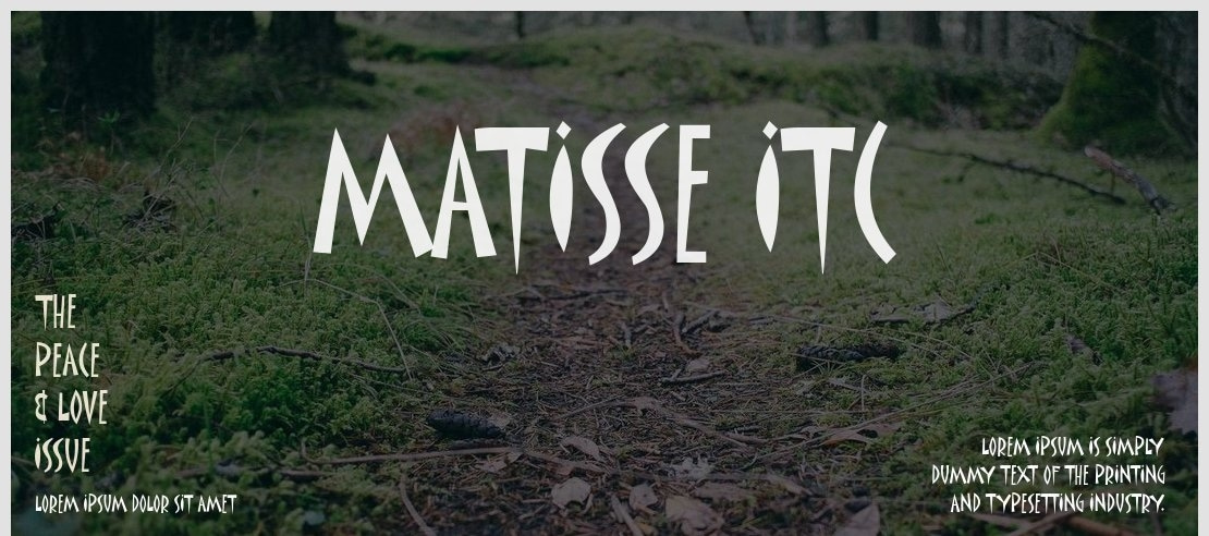 Matisse ITC Font