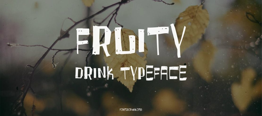 Fruity Drink Font