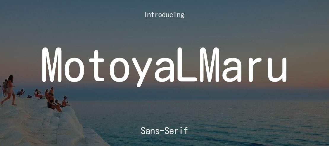 MotoyaLMaru Font