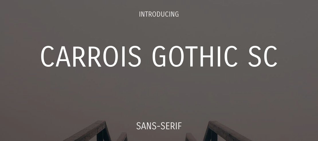 Carrois Gothic SC Font