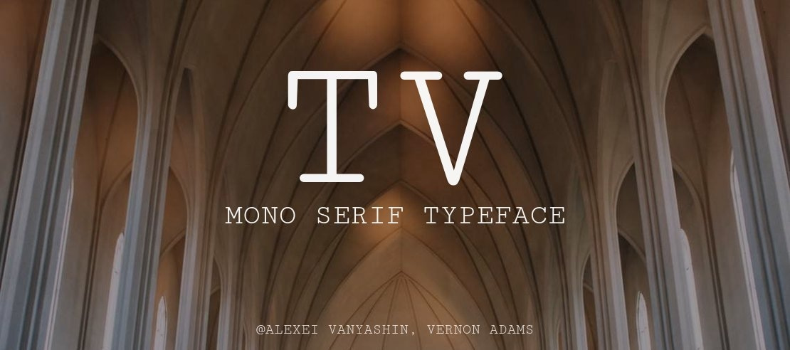 TV Mono Serif Font