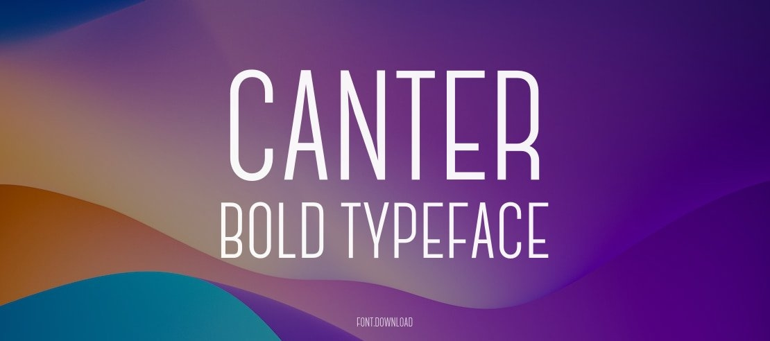 Canter Bold Font