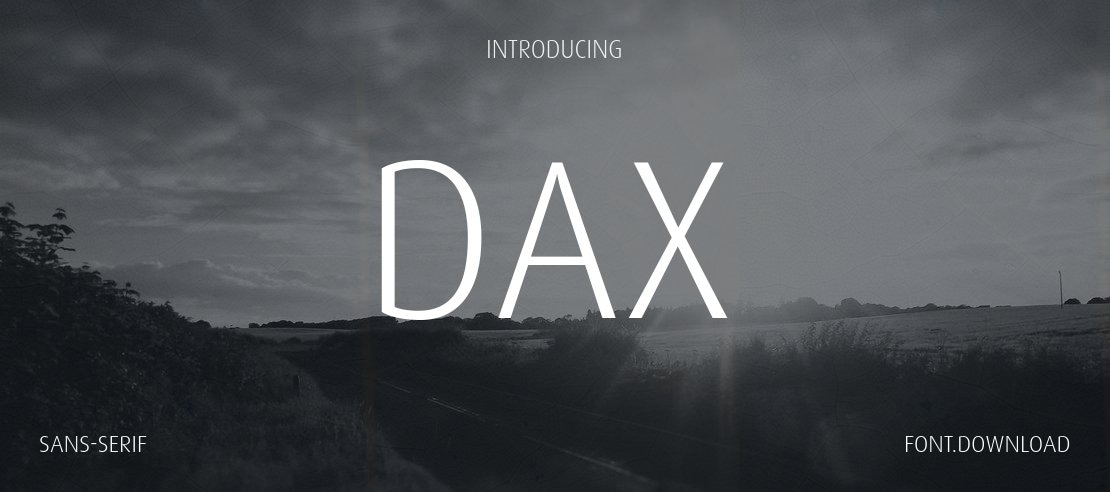 dax font family free download for mac