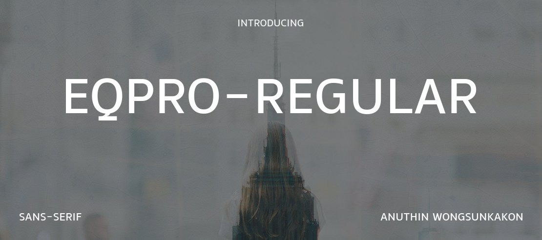 EQPro-Regular Font