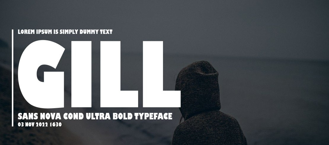 Gill Sans Nova Cond Ultra Bold Font Family