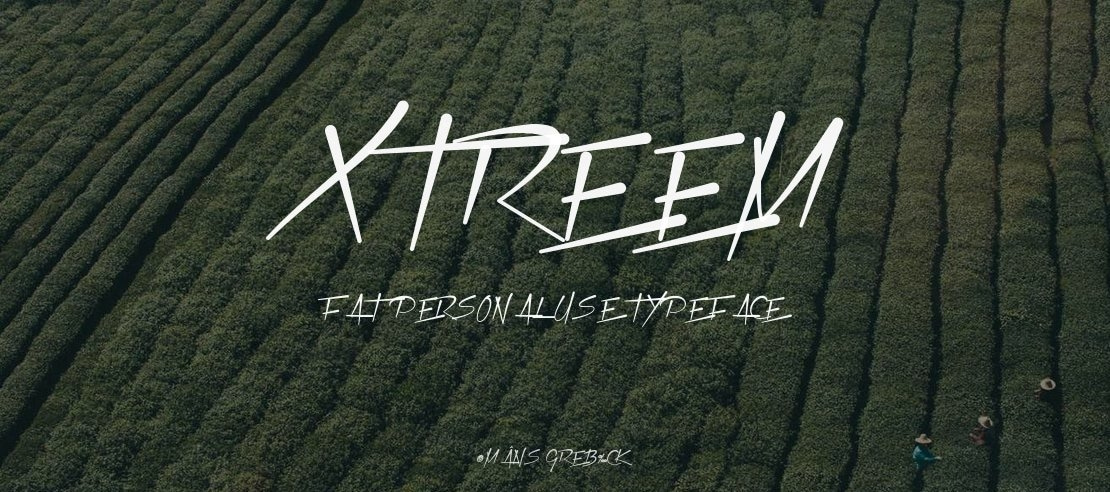 Xtreem Fat PERSONAL USE Font Family