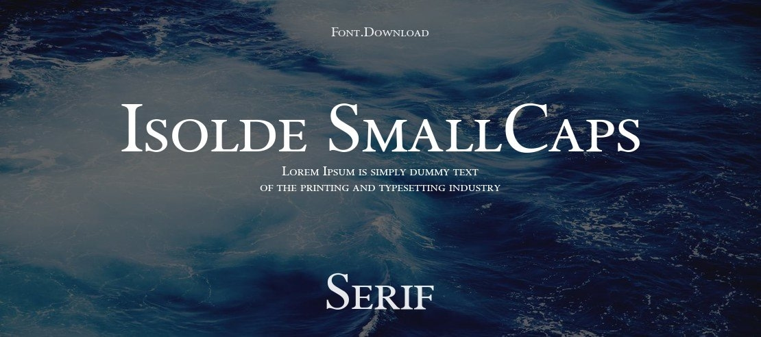 Isolde SmallCaps Font Family